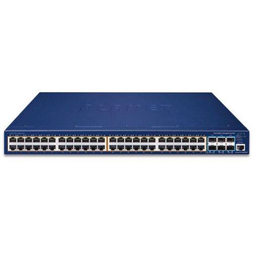 Planet SGS-6310-48P6XR, Managed, L3, Gigabit Ethernet (10/100/1000), Power over Ethernet (PoE), Rack-Einbau, 1U