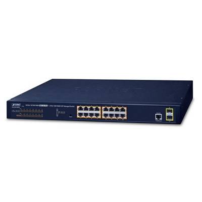 GS-4210-16P2S Planet Managed POE