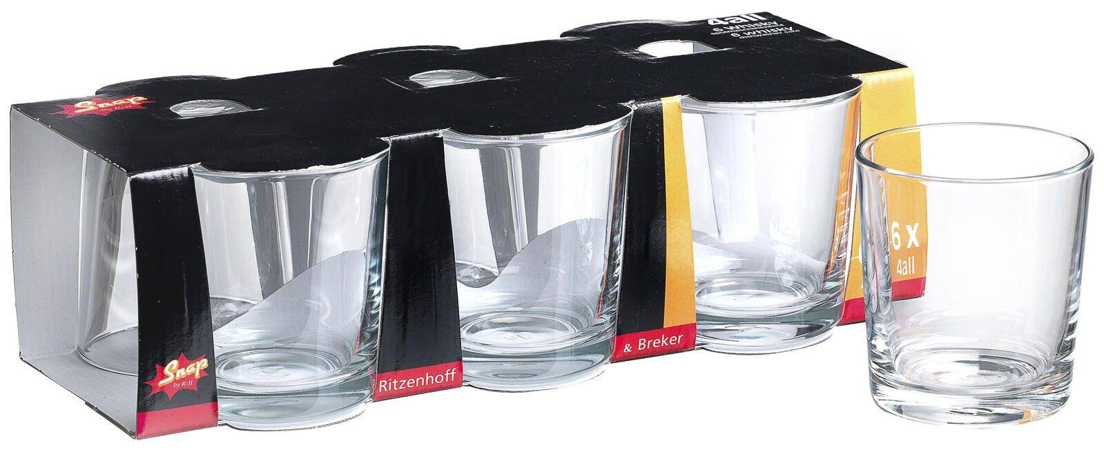 Ritzenhoff & Breker Whiskygläser 0,25 l transparent