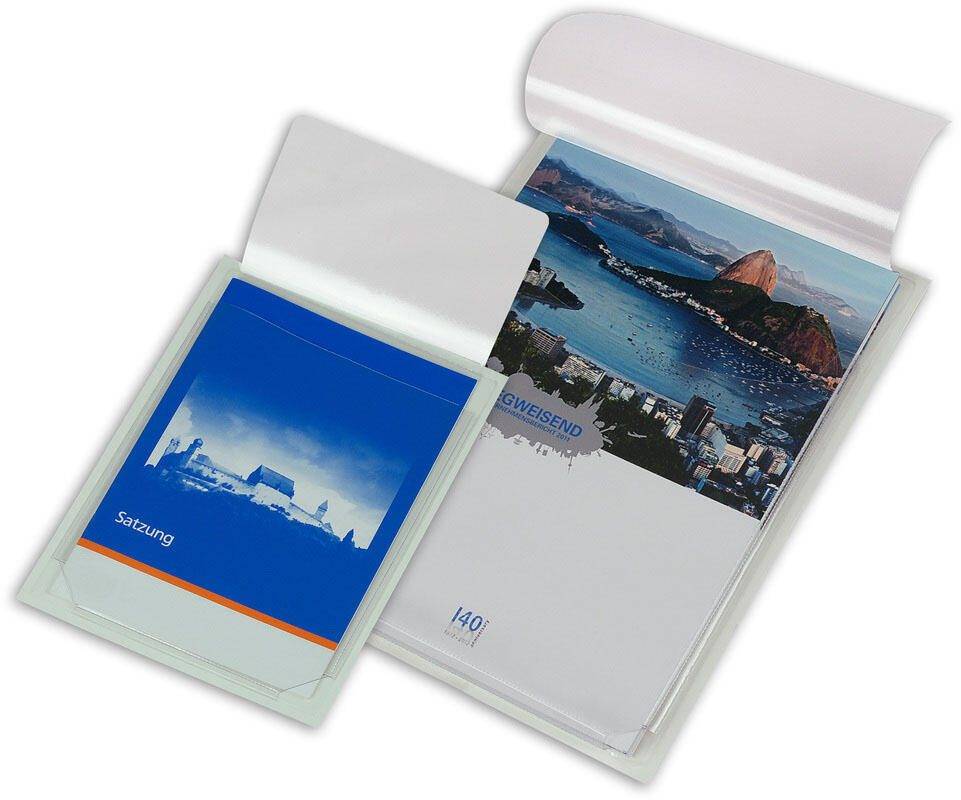 Dehnfaltentasche 9218-02013 A4 selbstklebend transparent 10 Stück