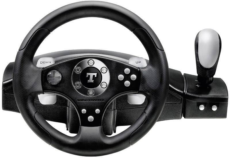 Thrustmaster RGT Force Feedback Clutch Edition Lenkrad USB PC Schwarz inkl. Gangschaltung, inkl. Pedale