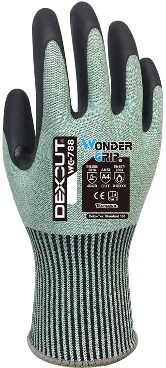 Wonder Grip WG-788 Arbeitshandschuhe Dexcut XXL/11 (Bulk)