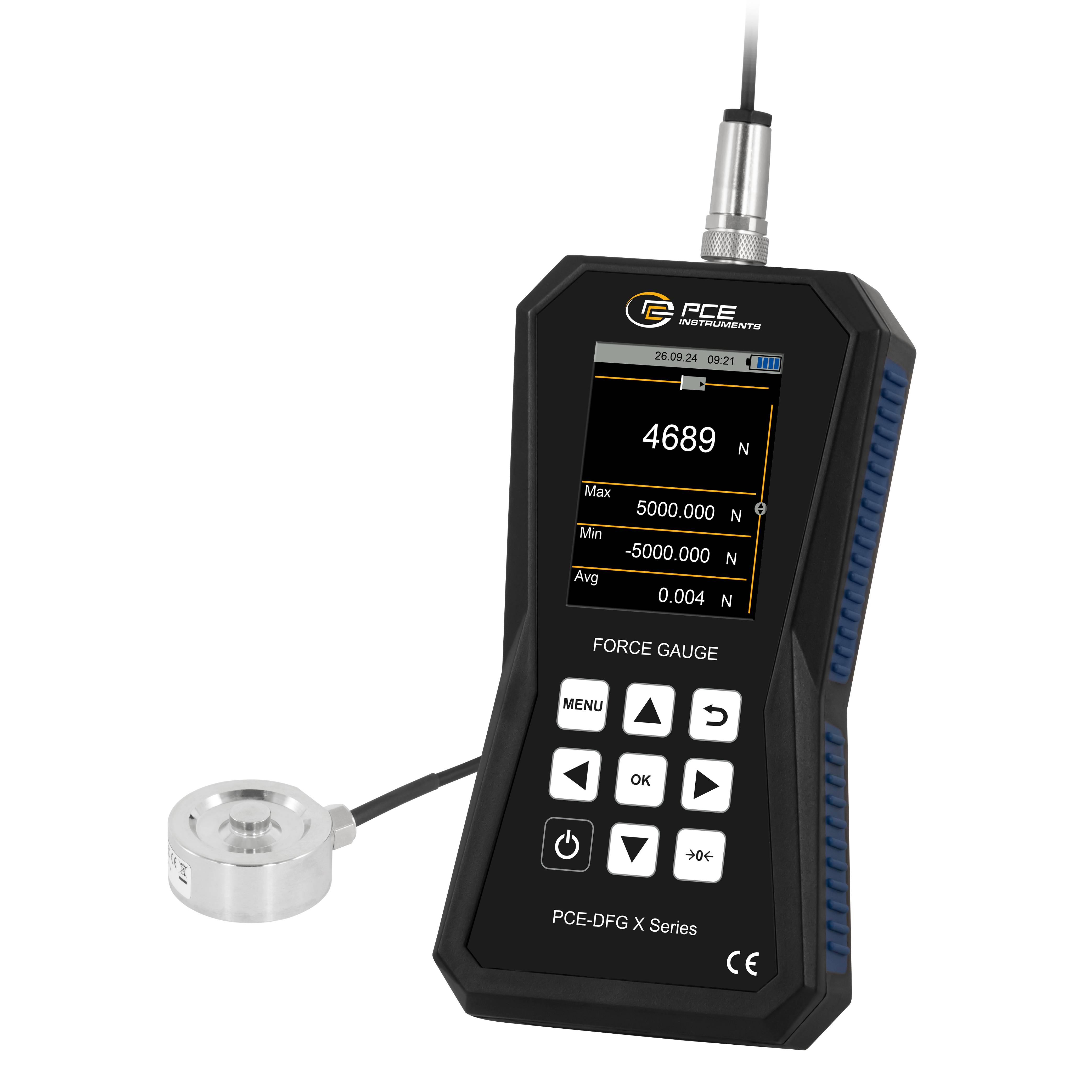 PCE Instruments PCE-DFG 50K XF Kraftmessgerät 0 - 50000 N Werksstandard (ohne Zertifikat)