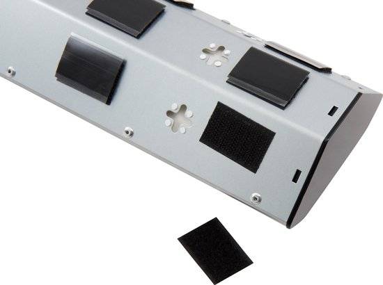 Steckdosenblock McPower "Premium" Aufbau, Edelstahl, 4-fach Schutzkontakt