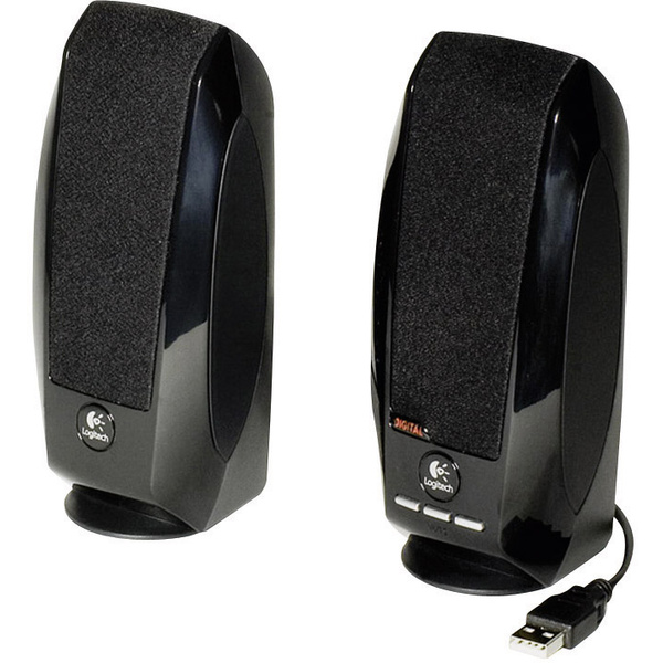 Logitech S-150 2.0 PC-Lautsprecher Kabelgebunden 1.2 W Schwarz