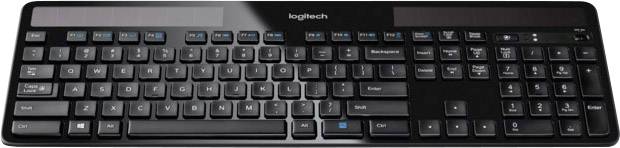 Logitech K750 Wireless Solar Keyboard Funk Tastatur Deutsch, QWERTZ Schwarz Solar