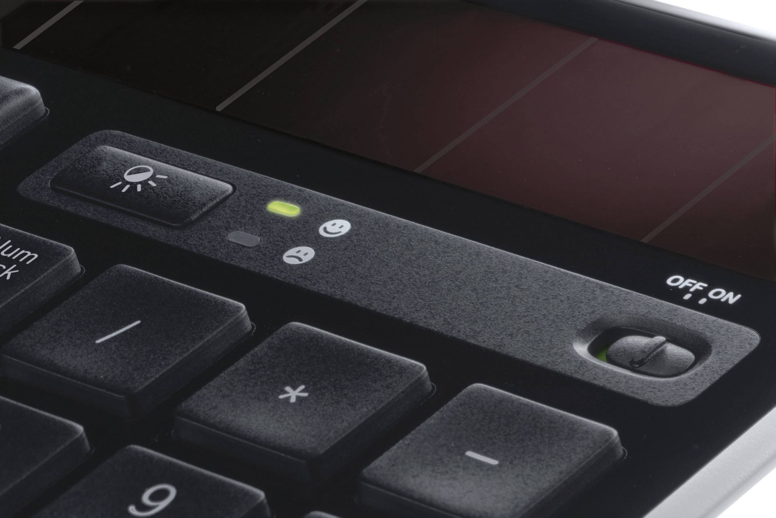 Logitech K750 Wireless Solar Keyboard Funk Tastatur Deutsch, QWERTZ Schwarz Solar