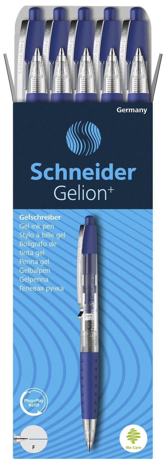 Schneider Gelion Gelschreiber 0.4 mm, Schreibfarbe: Blau 50-101003