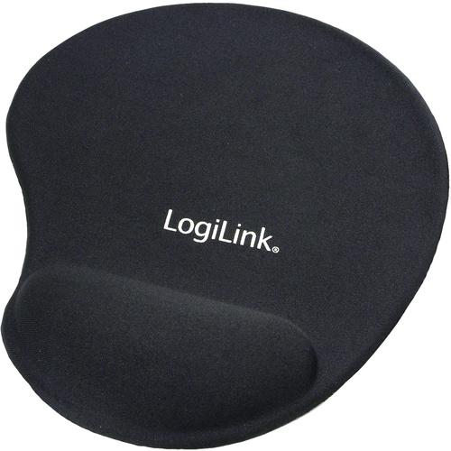LogiLink ID0027 Mauspad mit Handballenauflage Ergonomisch Schwarz (B x H x T) 195 x 3 x 230mm
