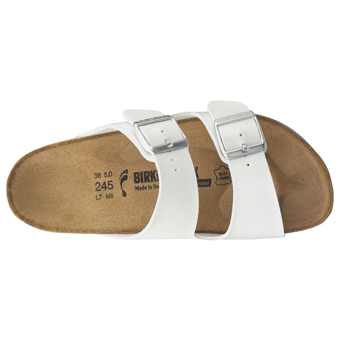 Birkenstock Arizona SL Herren-Sandale weiß EN ISO 20347:2012 SRA