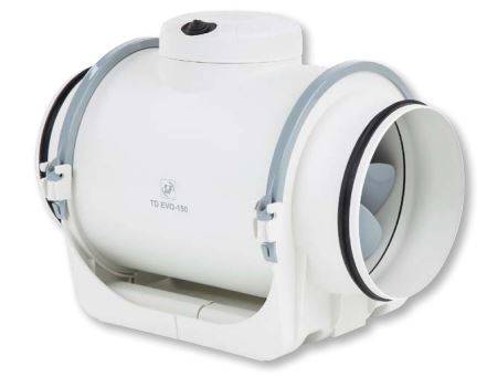 S&amp;P TD EVO-200 VAR N8 - Rohrventilator, DN200, Regelung - 5211007600