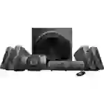 Logitech Z906 5.1 PC-Lautsprecher Kabelgebunden 500W Schwarz Logitech Z906 5.1 PC-Lautsprecher Kabelgebunden 500W Schwarz