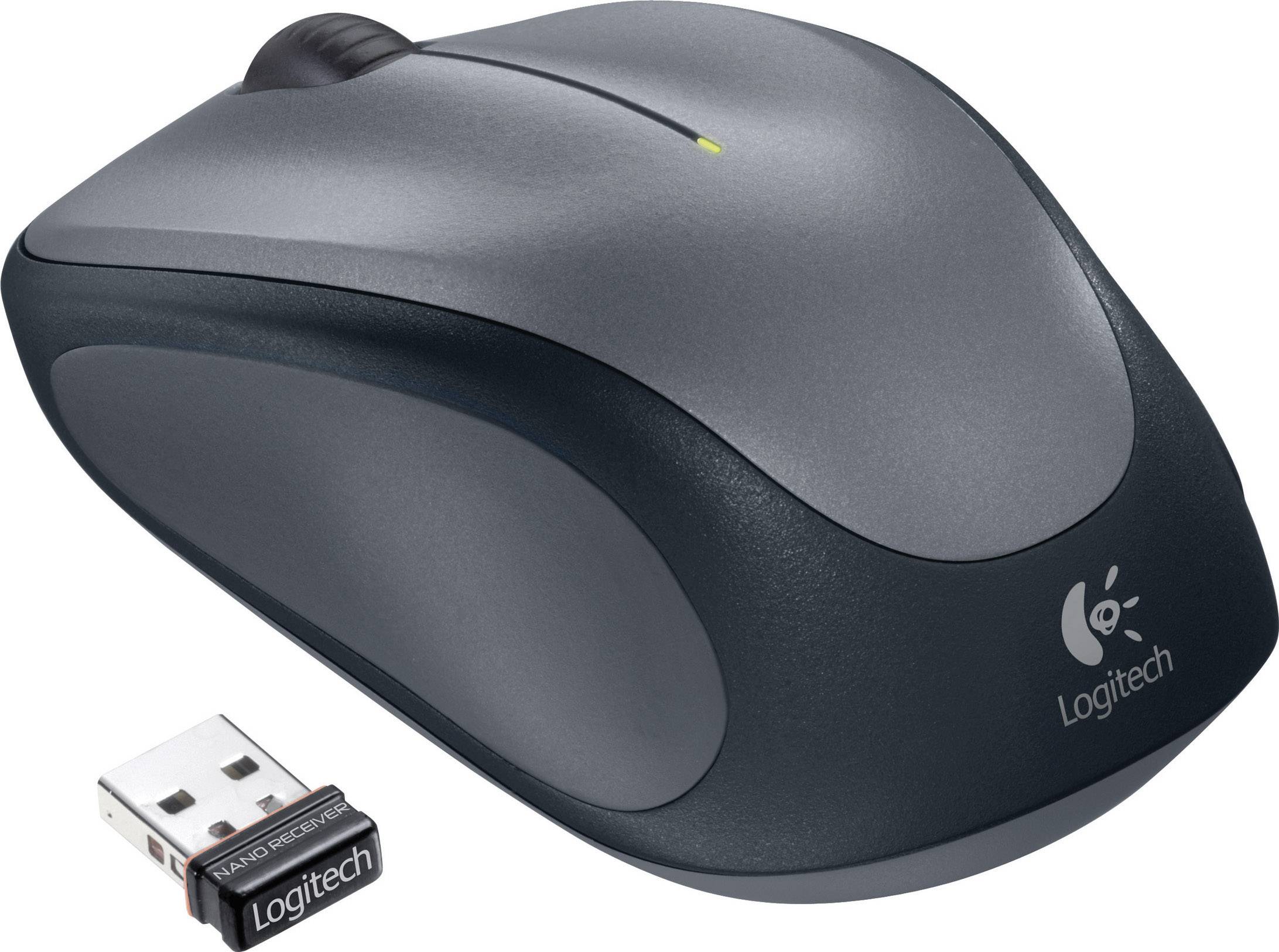 Logitech M235 Wireless Mouse Maus Funk Optisch Grau 3 Tasten