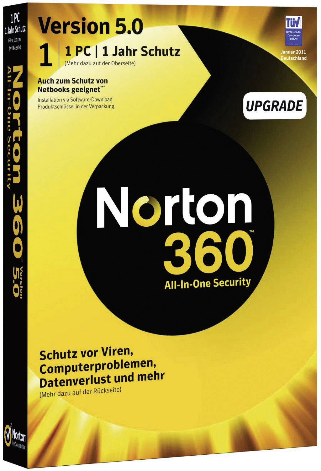 Norton Life Lock Norton 360 5.0 1 User Sicherheits-Software
