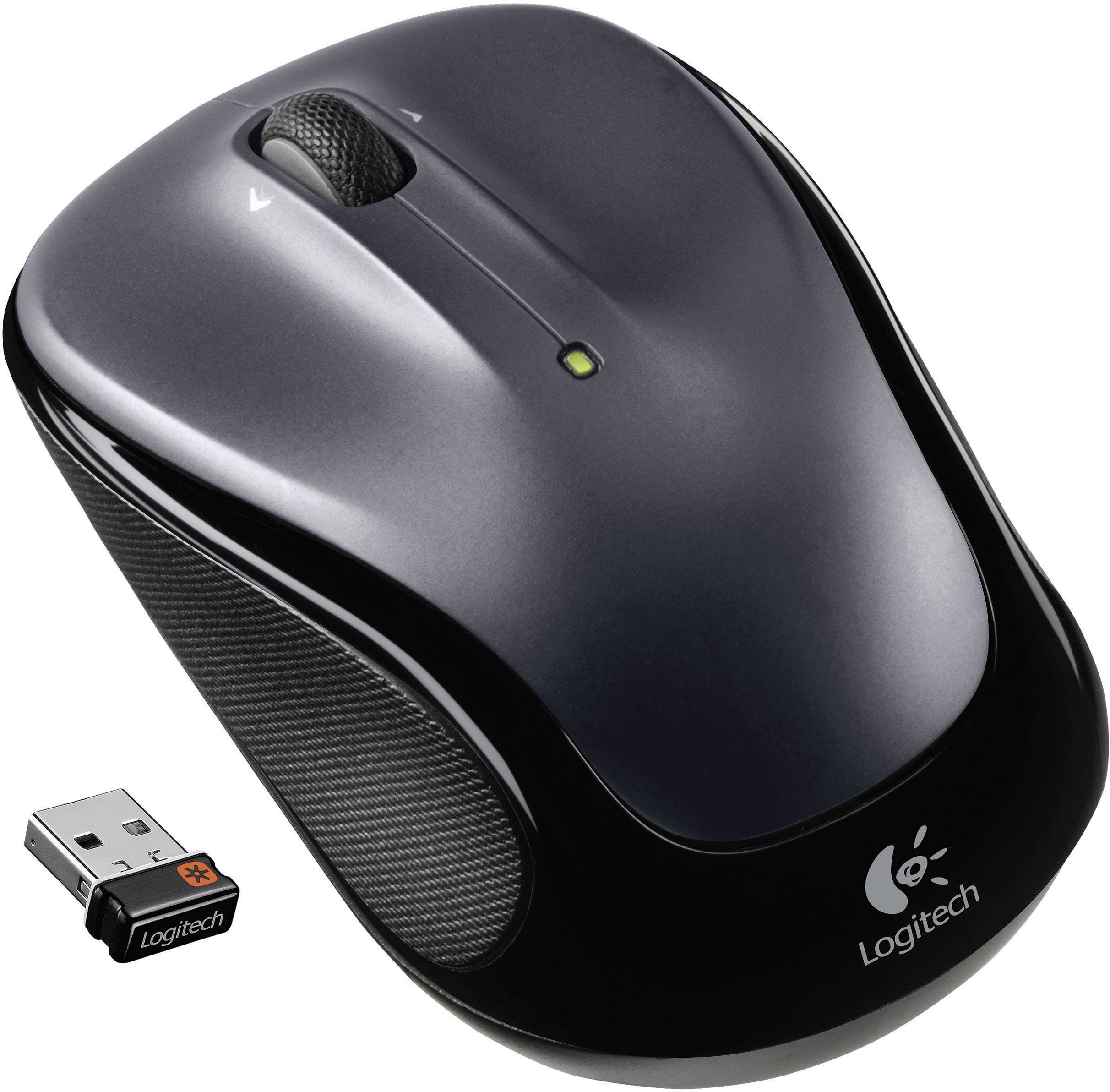 Logitech M 325 Wireless Mouse Maus Funk Optisch Schwarz 5 Tasten 1000 dpi