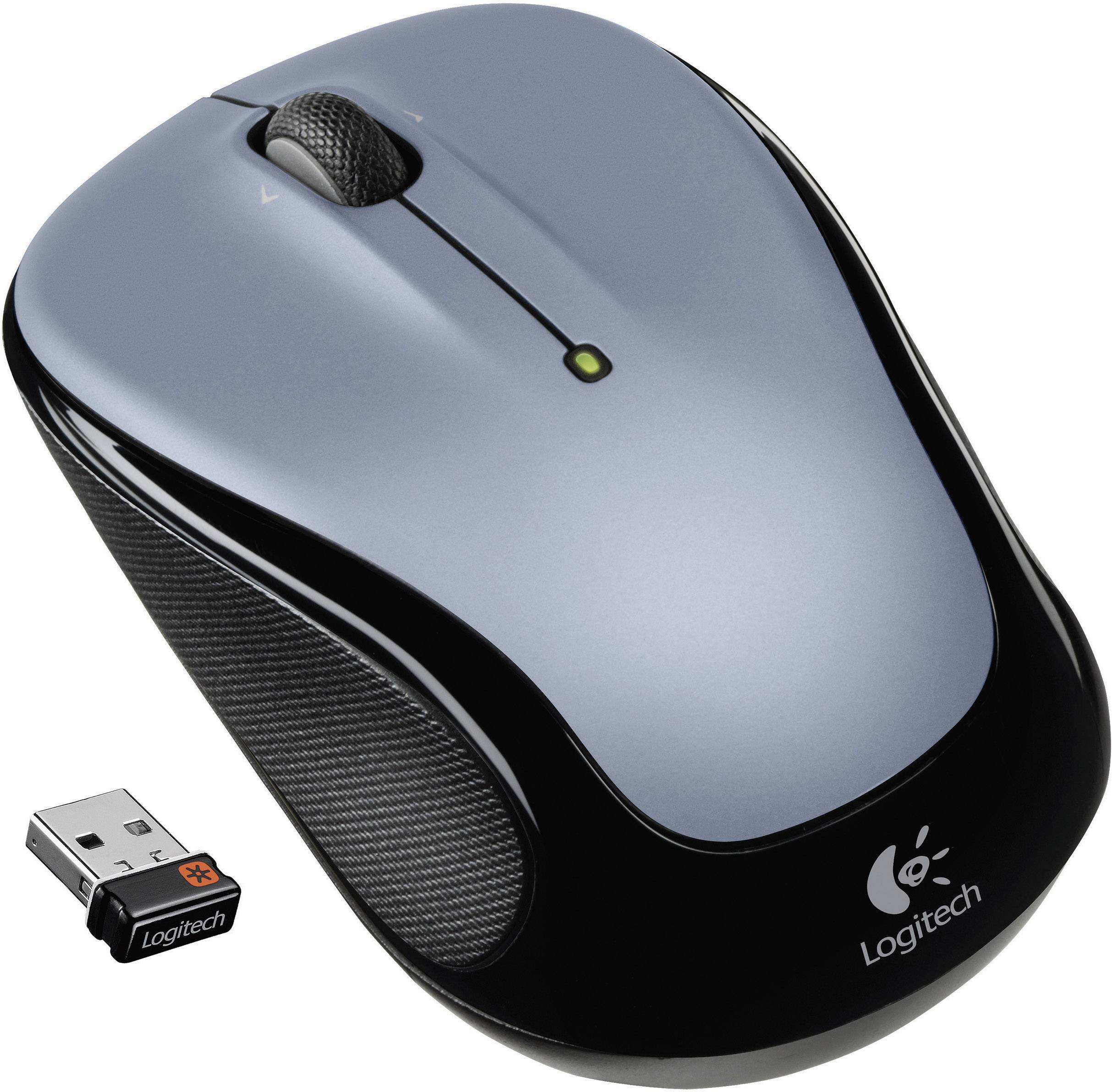 Logitech M325 Kabellose Maus Funk Optisch Grau 5 Tasten 1000 dpi