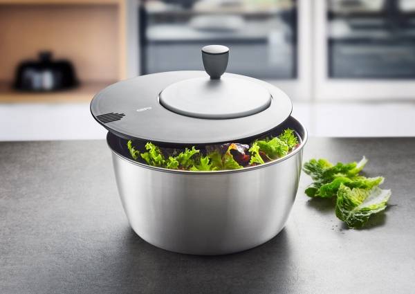 Salatschleuder ROTARE inox Home & Living Haushaltskleingeräte