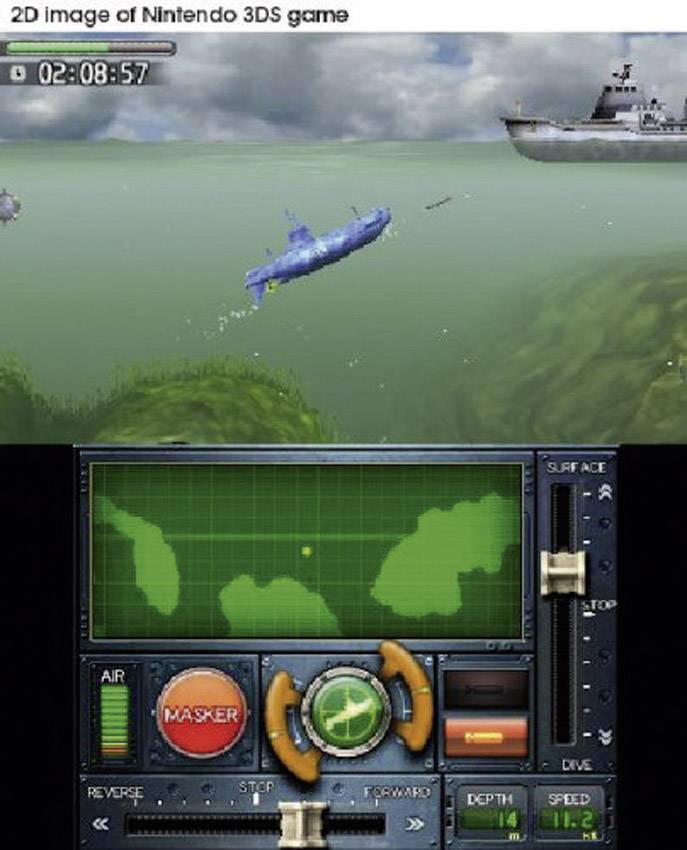 Steel Diver 3D Nintendo 3DS & 2DS