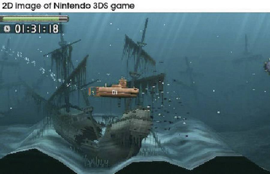 Steel Diver 3D Nintendo 3DS & 2DS