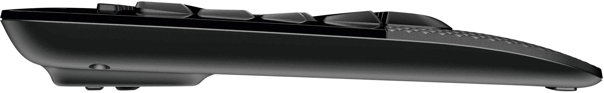 Microsoft Wireless Desktop 2000 Funk Tastatur, Maus-Set Deutsch, QWERTZ Schwarz