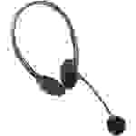 LogiLink HS0001 Computer On Ear Headset kabelgebunden Stereo Schwarz Lautstärkeregelung