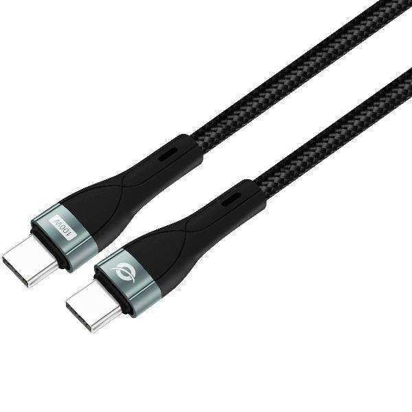 Conceptronic Kabel USB-C 3.0 -> C St/St 1.20m 5A 480Mbps sw - Kabel - Digital/Da