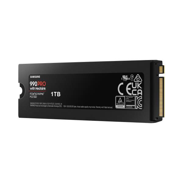 Samsung 990 PRO MZ-V9P1T0GW - SSD - verschlüsselt - 1 TB - intern - M.2 2280 - PCIe 4.0 x4 (NVMe)