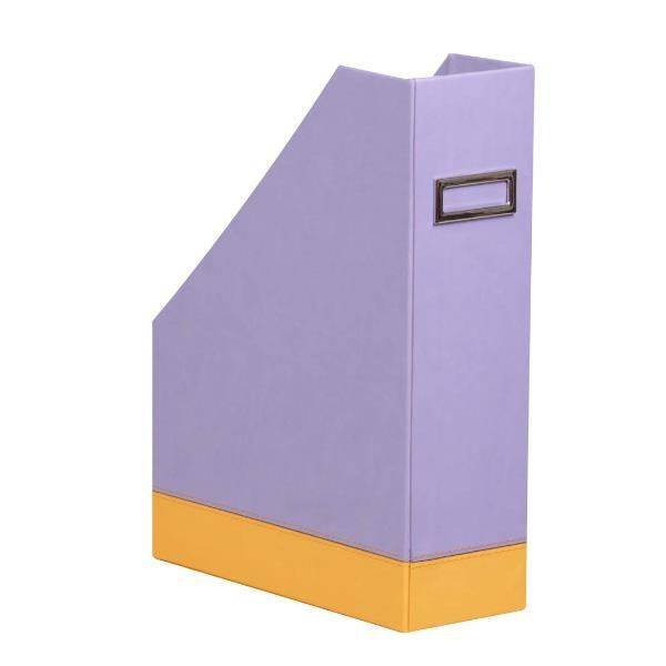 Rhodia Rhodiarama Stehsammler aus Kunstleder, 10x25x31cm - Schwertlilie 318839C