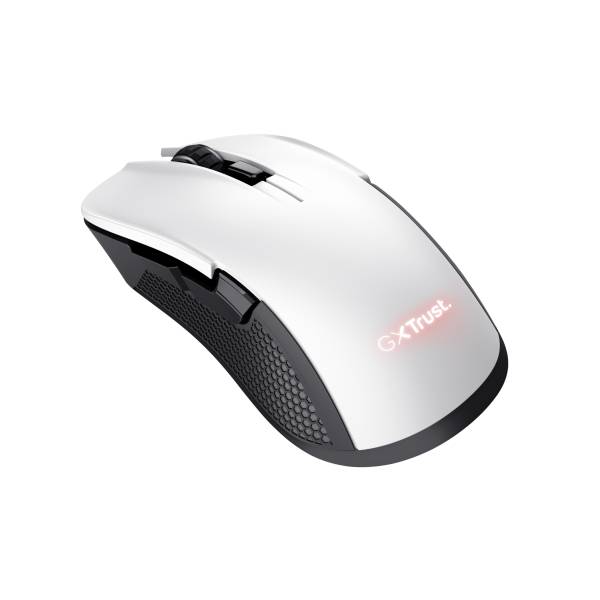 Trust GXT 923W Ybar - Maus - Gaming - Für Rechtshänder - 6 Tasten - kabellos - 2.4 GHz - kabelloser Empfänger (USB)