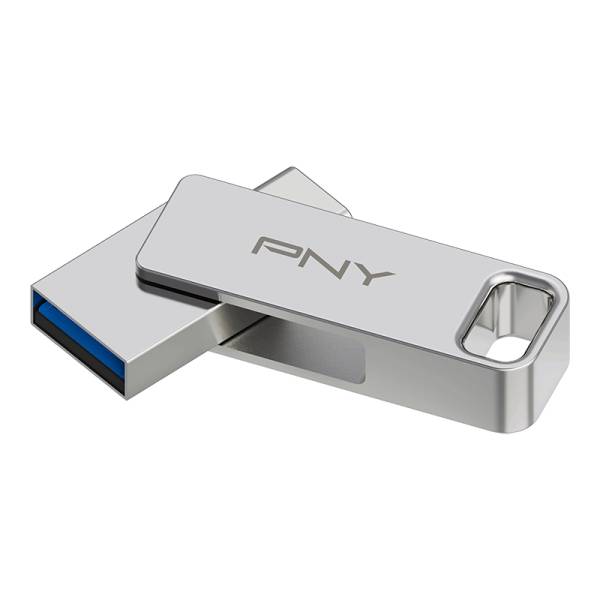 PNY Duo-Link - USB-Flash-Laufwerk - 128 GB