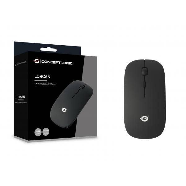 CONCEPTRONIC LORCAN01B 4-Tasten Bluetooth Maus schwarz