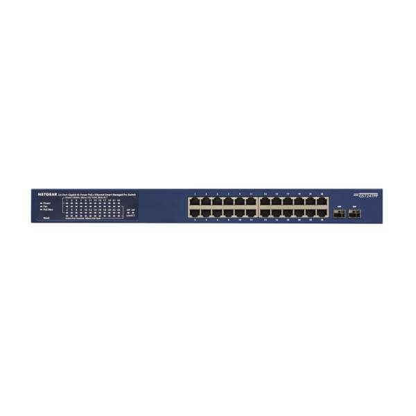NETGEAR Smart GS724TP - Switch - L3 Lite - Smart - 24 x 10/100/1000 (PoE+)