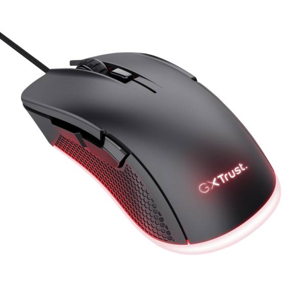 Trust Gaming GXT 922 Ybar Gaming-Maus - Schwarz 24729