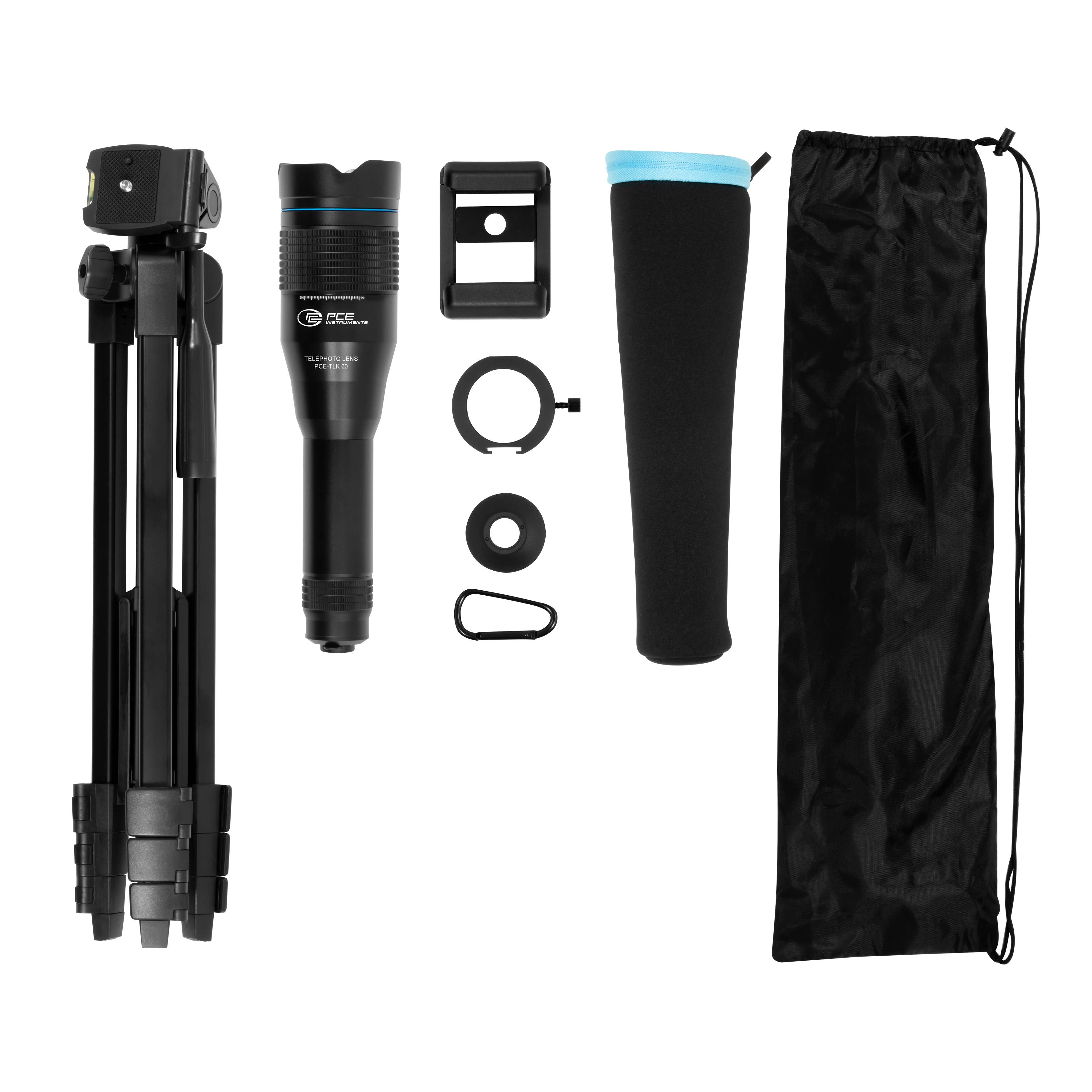 PCE Instruments PCE-TLK 60 Linsen-Teleskop bodenstehend, Freistehend Monokular Vergrößerung 60 bis 60 x