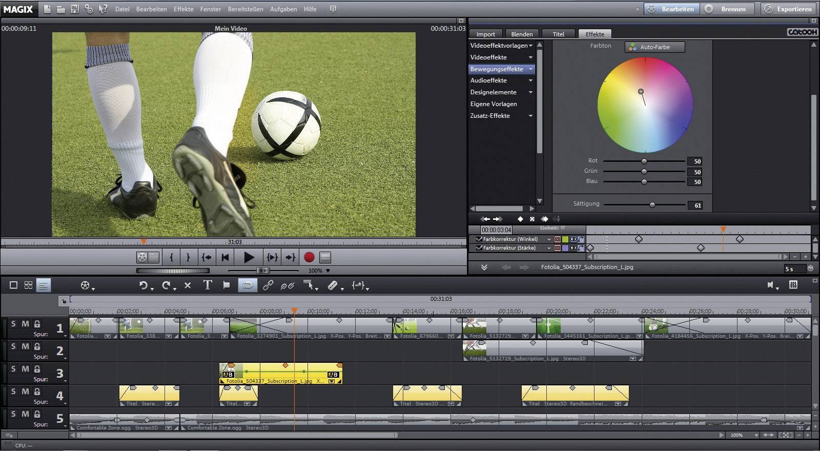 Magix Video deluxe MX Version 18