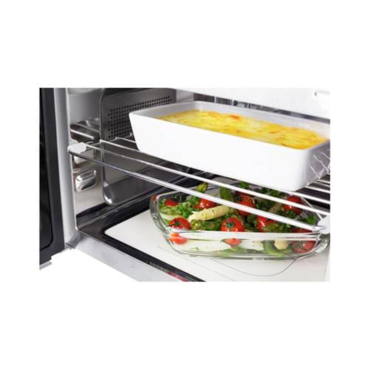 Caso Mikrowelle ohne Drehteller mit Grill MG25C Ceramic menu 2 in 1