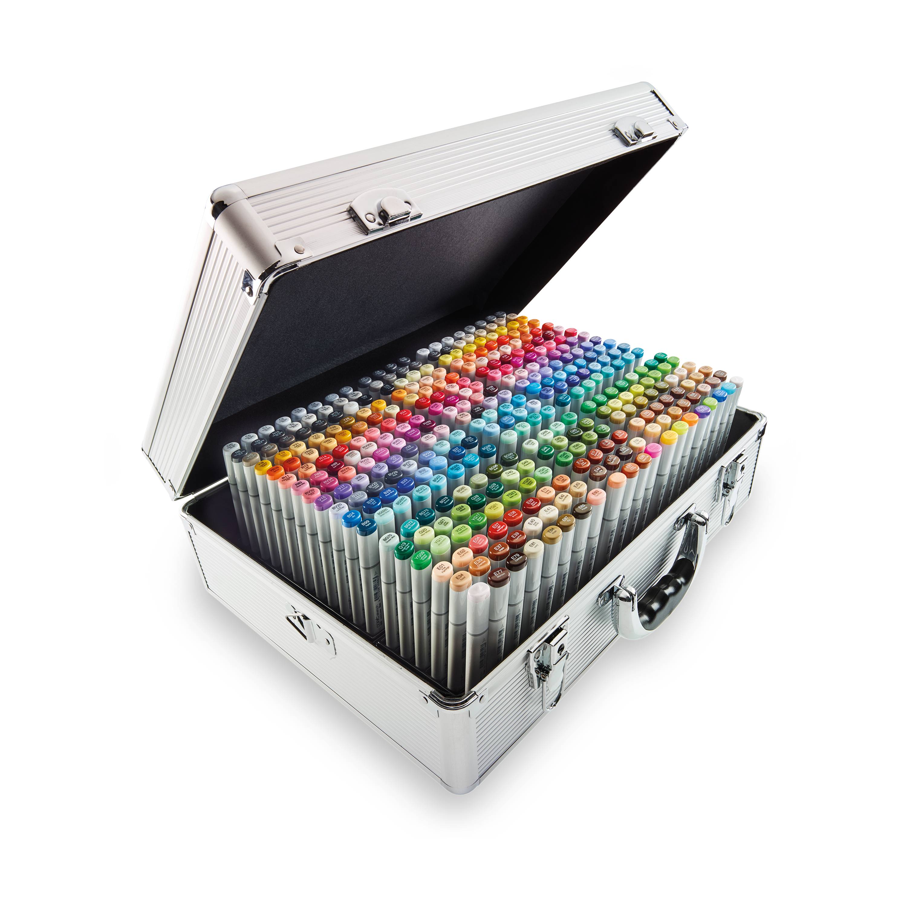Präsentationskoffer mit 360 Copic Sketch Markern
