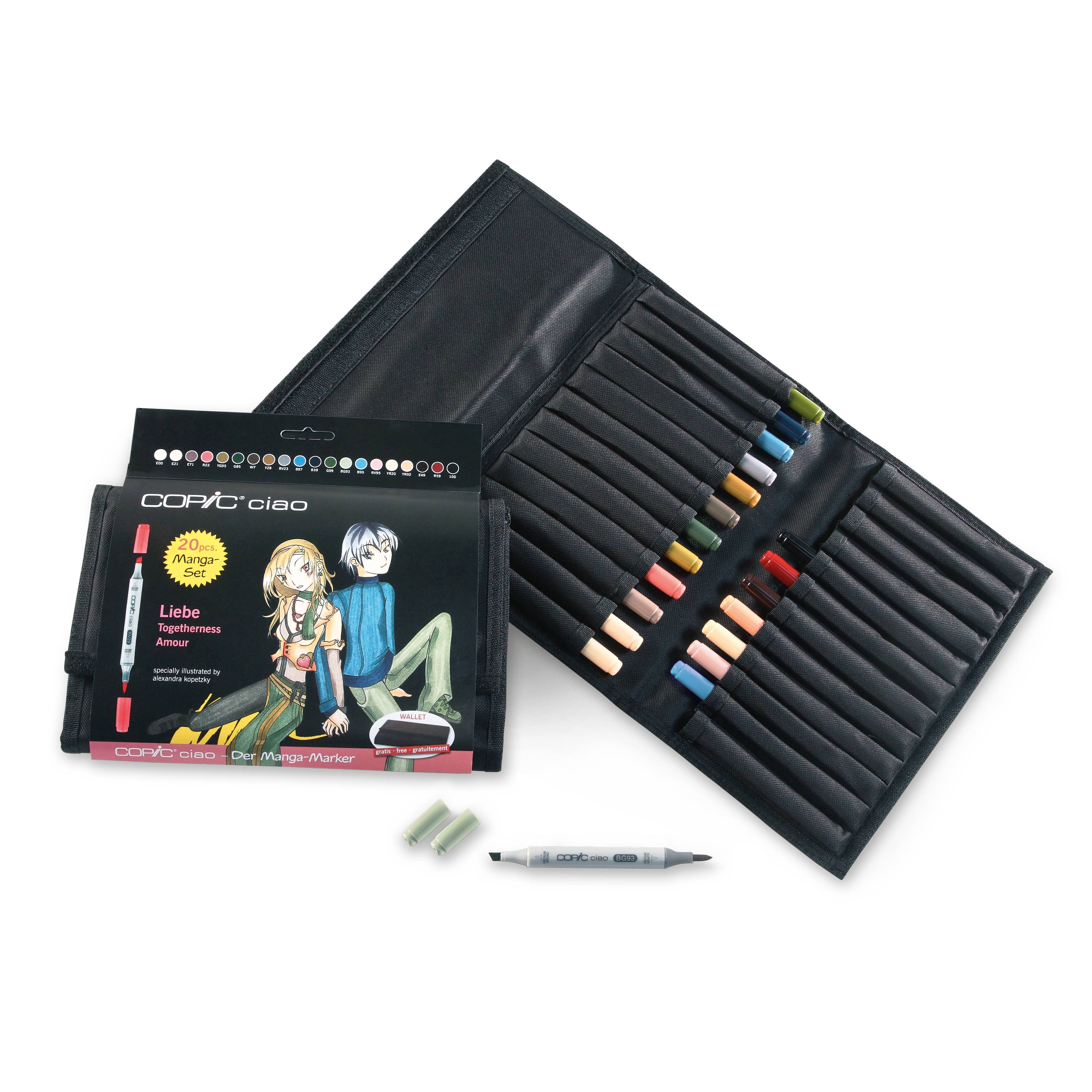 Copic Ciao 12er Set Witch im Wallet