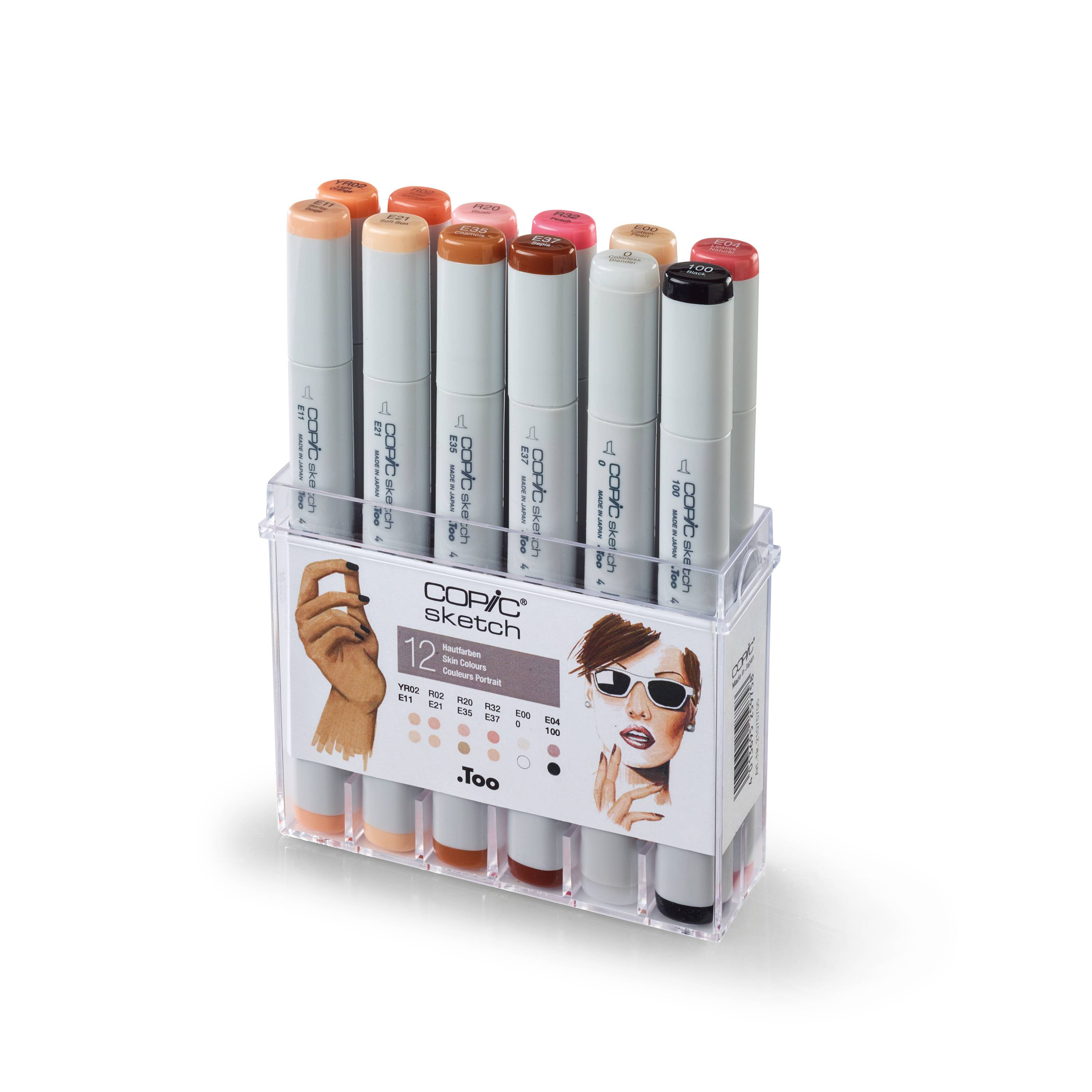 Copic Sketch Set Porträt Farben