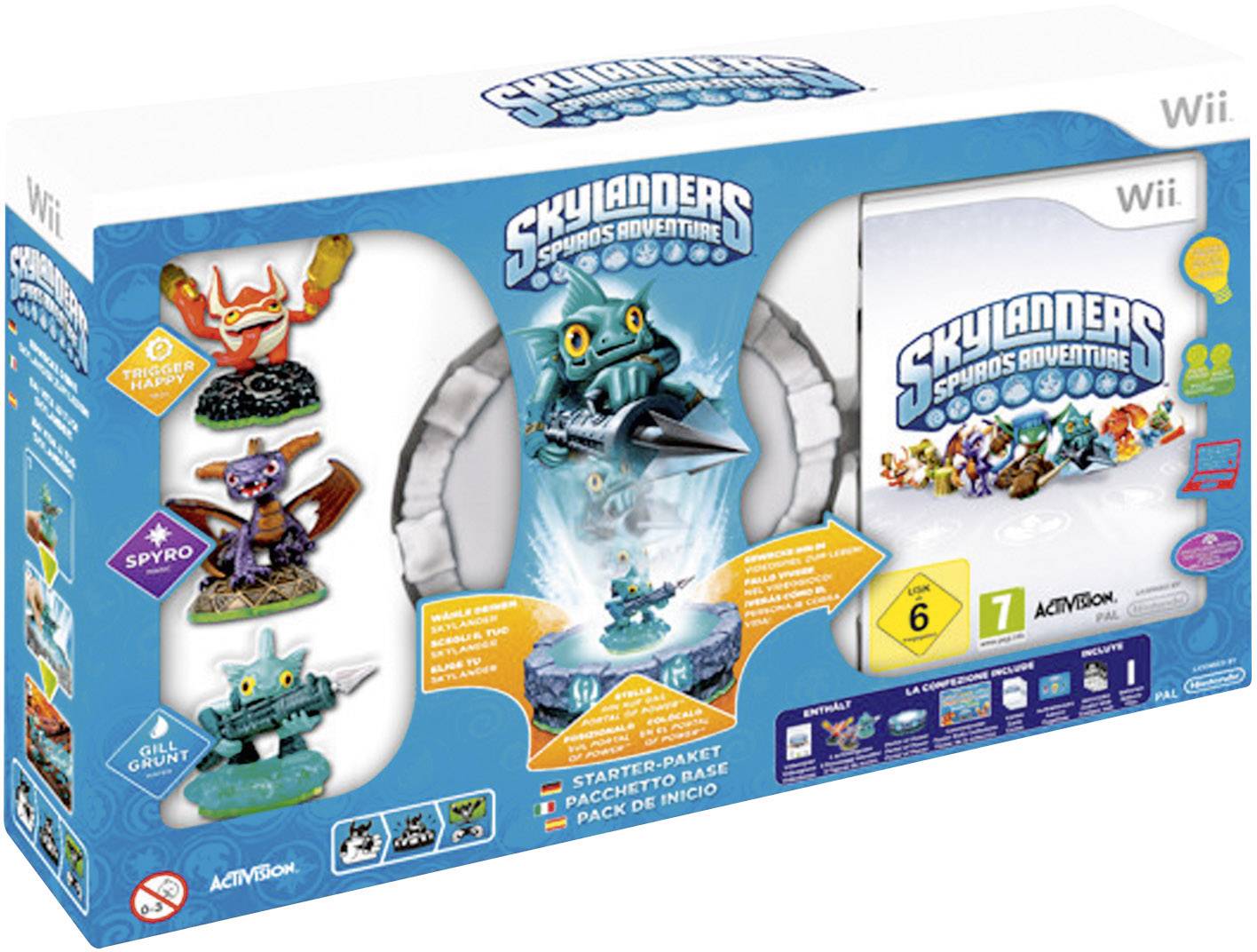 Skylanders: Spyro's Adventure - Starter Pack inkl. 3 Figuren Nintendo Switch