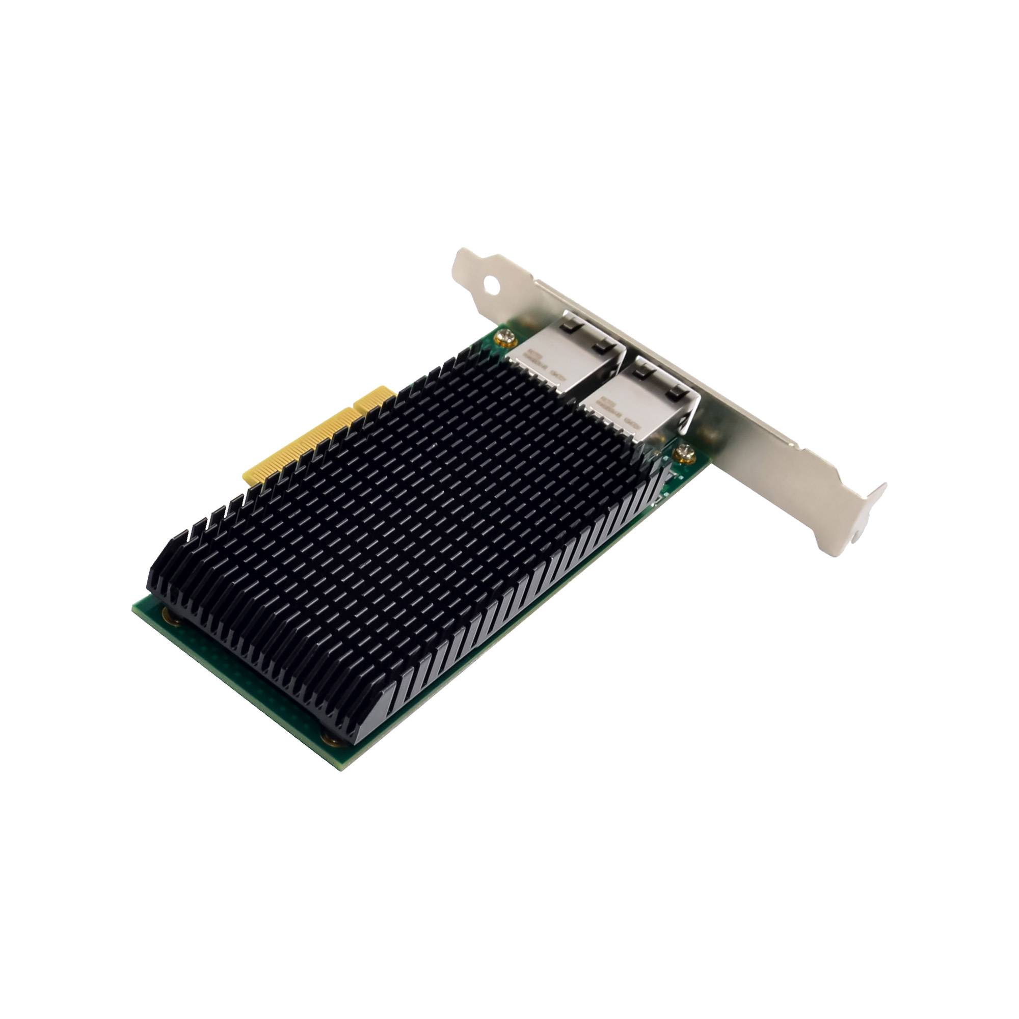 INLINE - Dual 10-Gigabit Netzwerkkarte - 2x RJ45 10Gb/s - PCIe x8