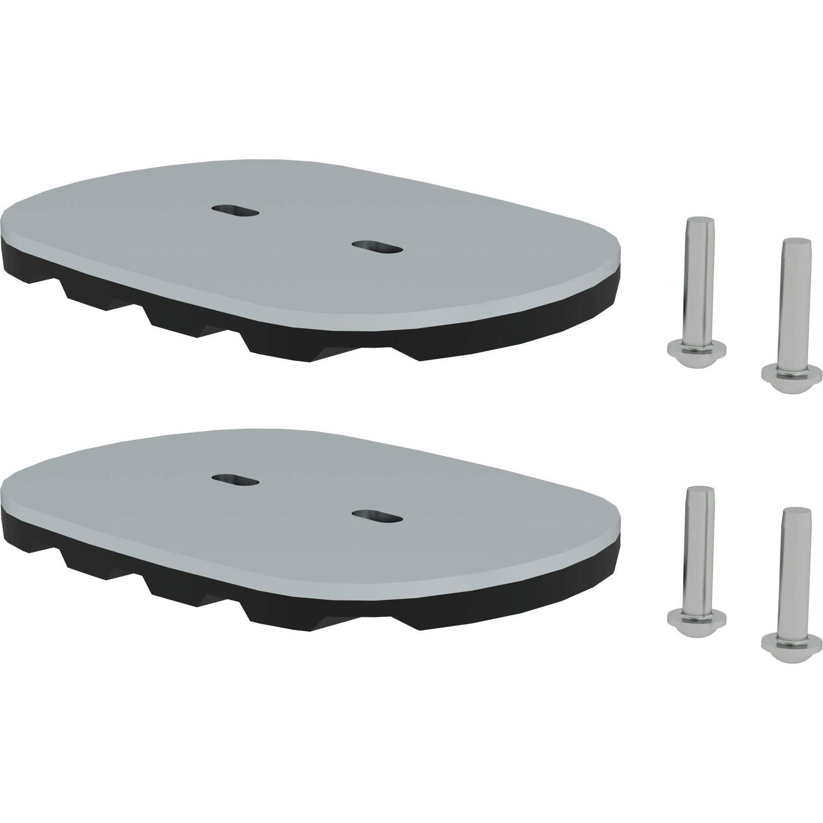 Munk nivello®-Fußplatte für Gitterroste 126x89 mm