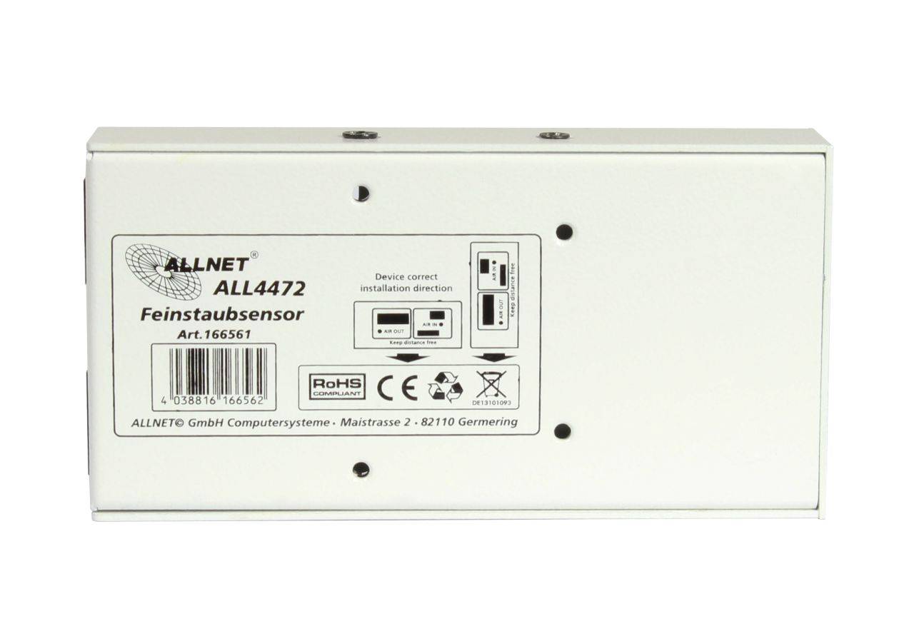ALLNET MSR Sensor ALL4472 / Feinstaubsensor *white* Home &amp; Living Smart Sensoren