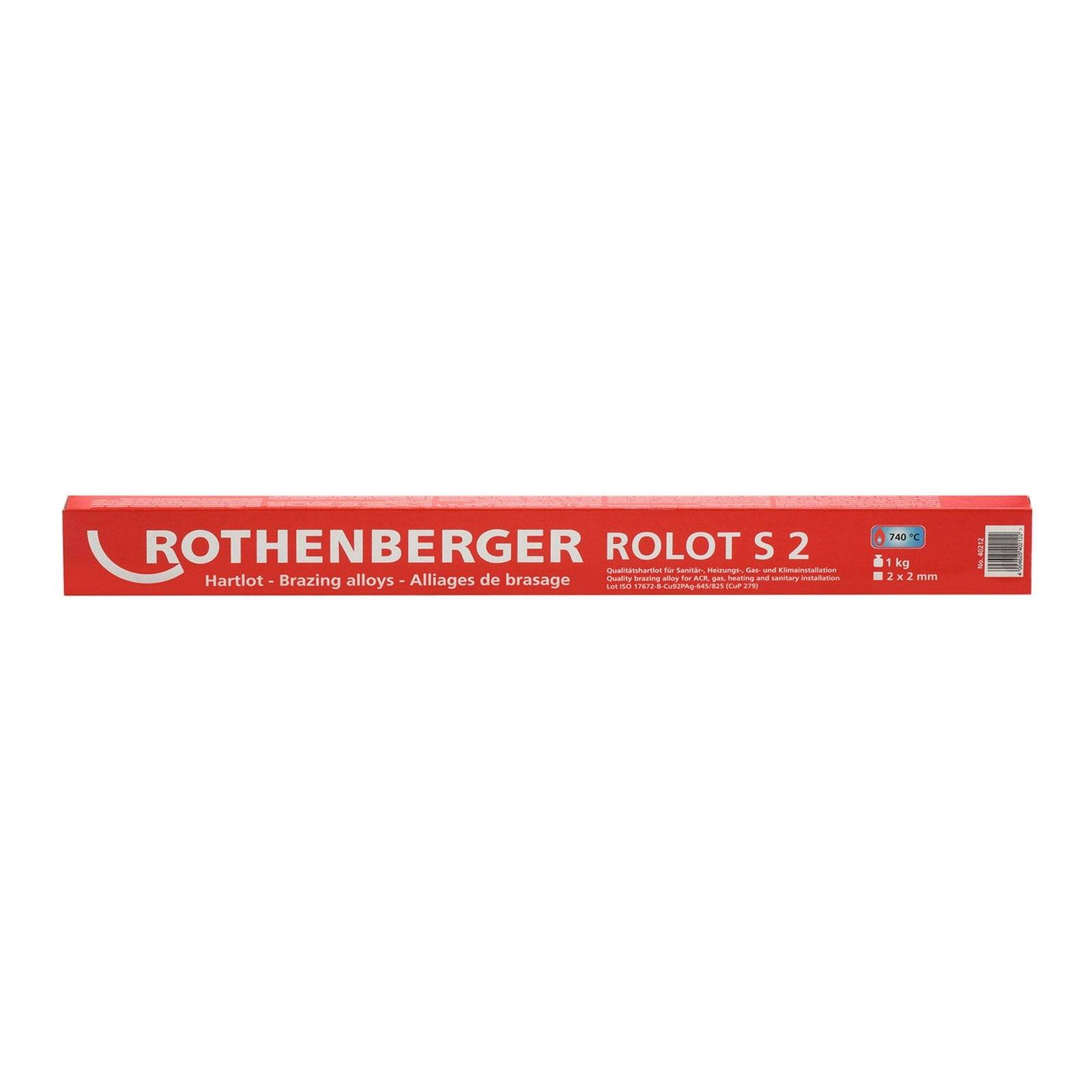 ROTHENBERGER ROLOT S2, nach ISO 17672, 2x2x500mm, 1kg - 40212