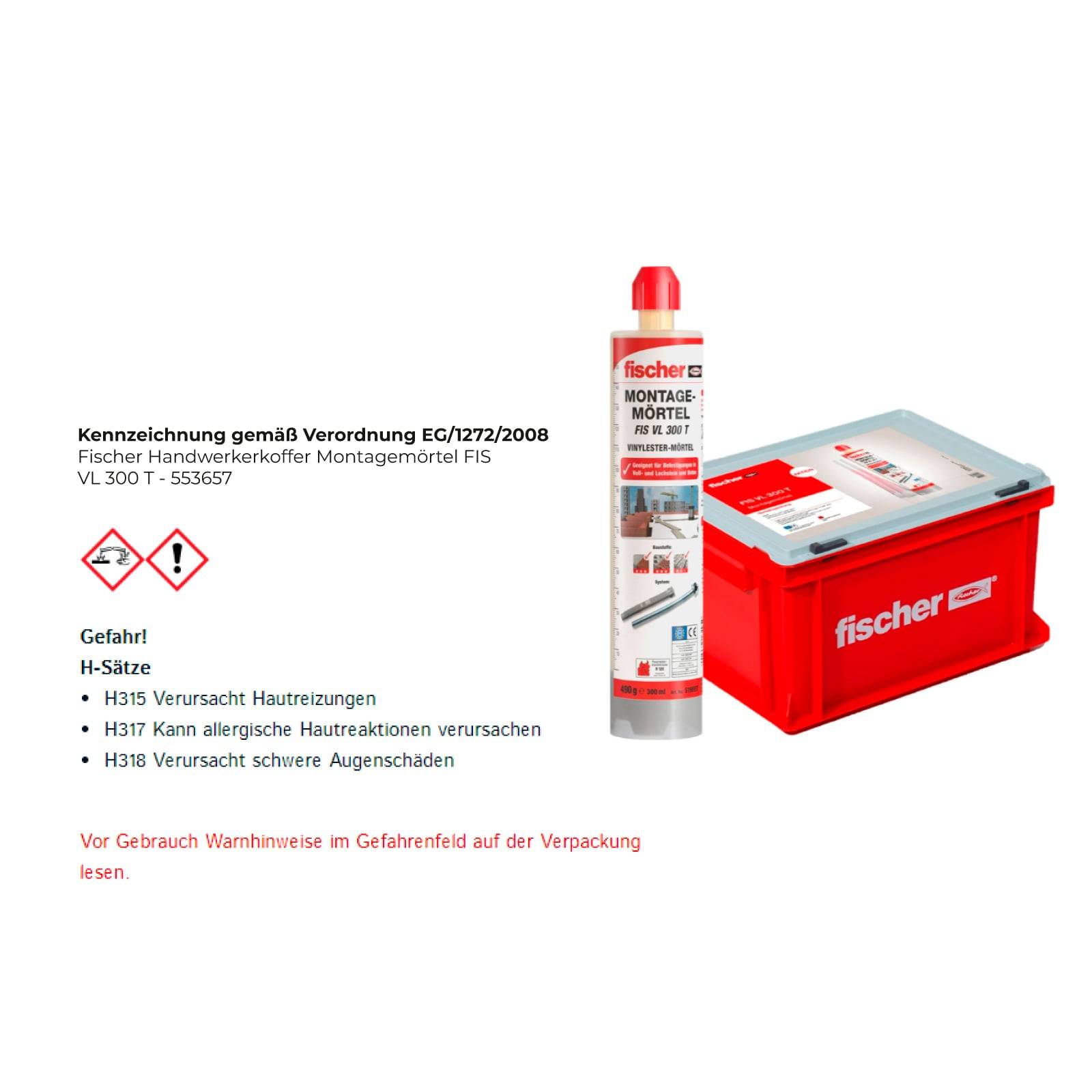fischer FIS VL 300 T in Box, Inhalt 20 Kartuschen / Aktion