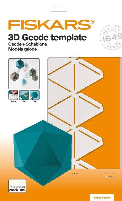 Fiskars 1059566 Weiß Kunststoff Silhouetten-Schablone