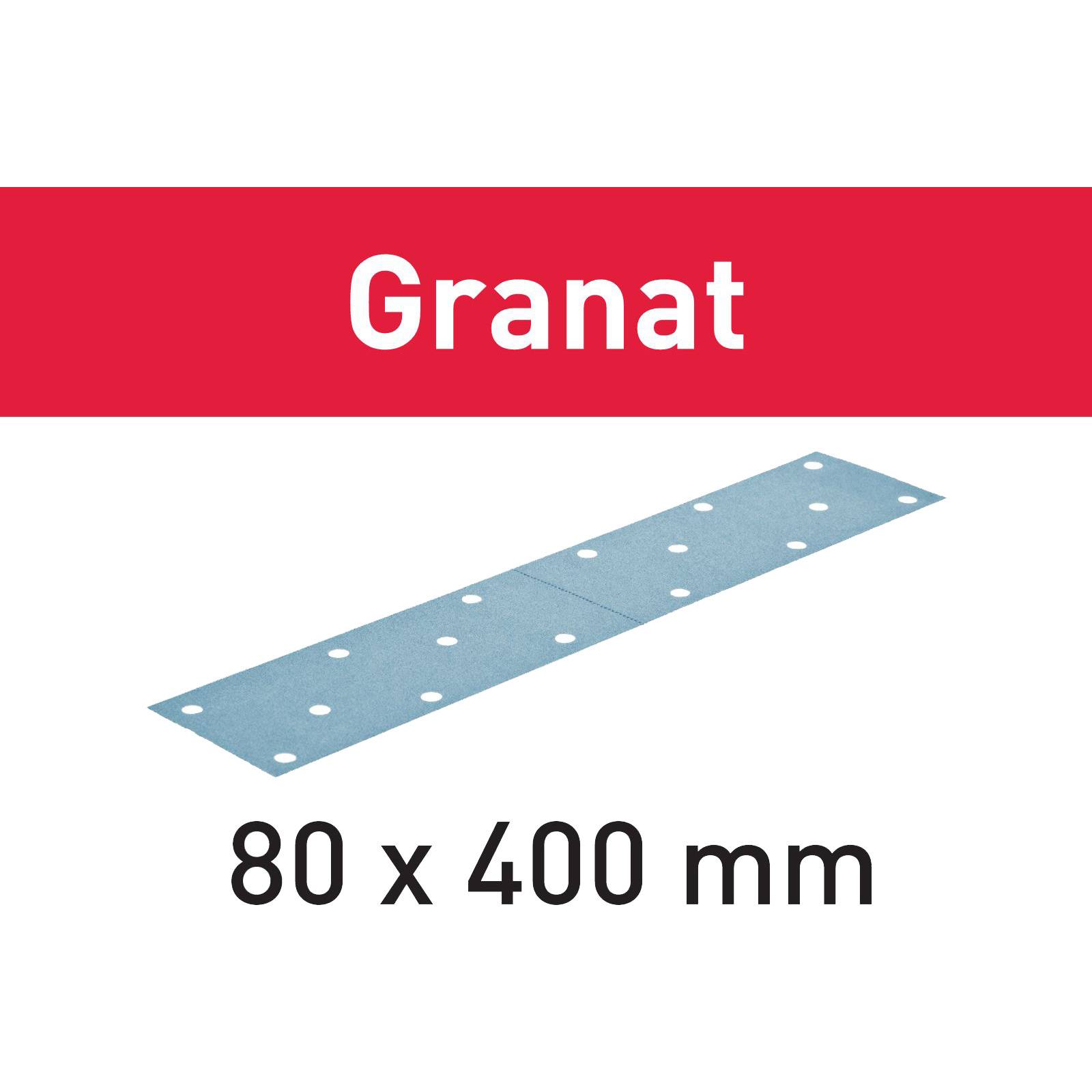 Festool 50x Schleifstreifen Granat STF 80x400 P120 GR/50 - 497160