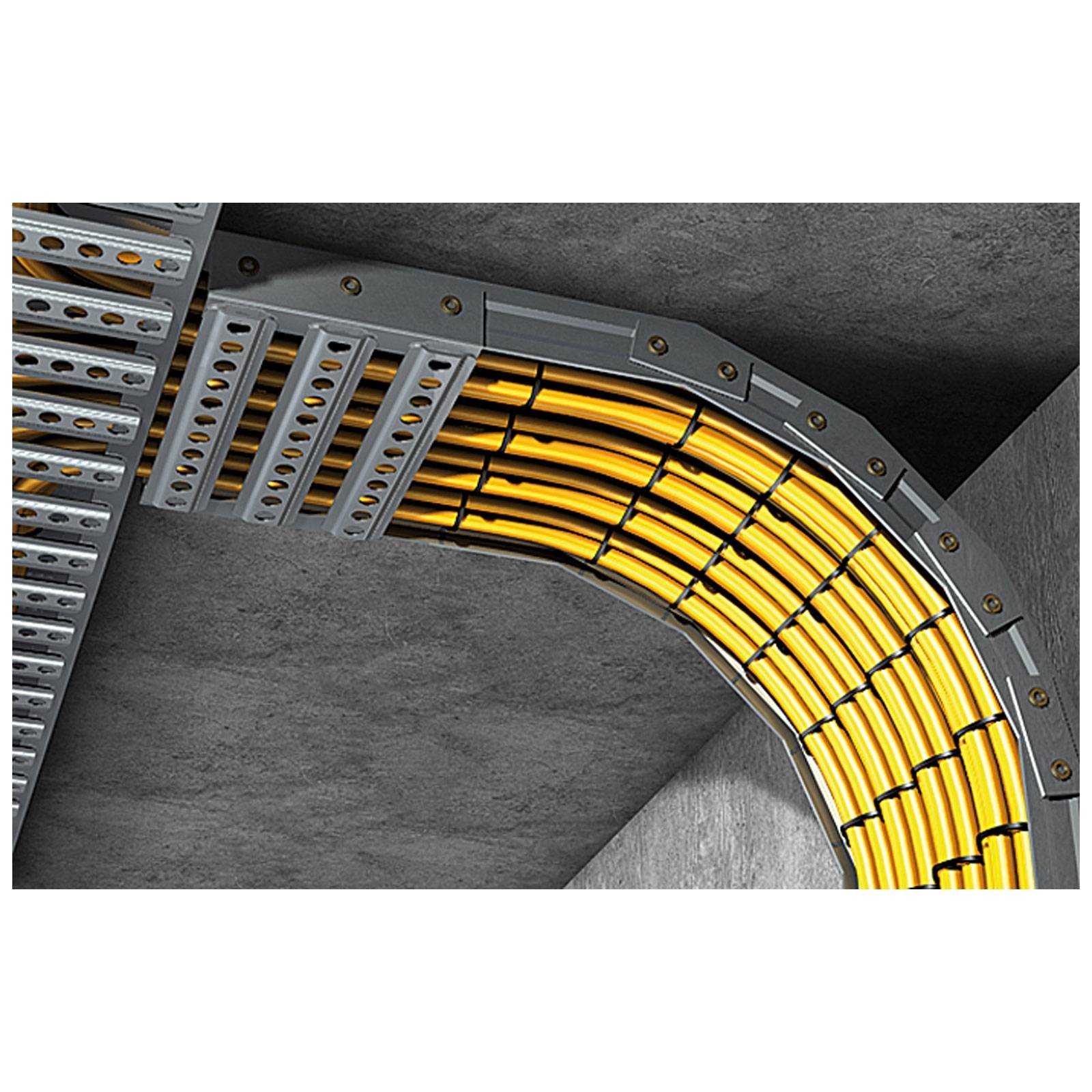 Fischer 100x Kabelbinder UBN 2,5 x 120 mm schwarz - 87489