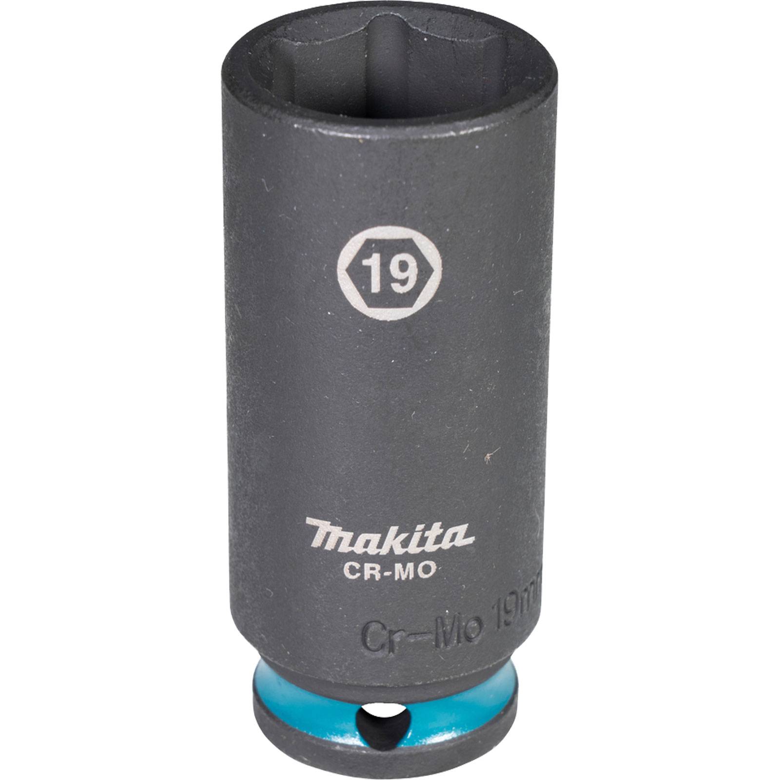 Makita E-16368 Steckschlüssel 3/8" SW19 Impact Black lang