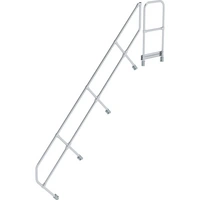 Treppe mit Plattform 45° zweiter Handlauf für 11 Stufen Neigung 45° Treppe mit Plattform 45° zweiter Handlauf für 11 Stufen Neigung 45°
